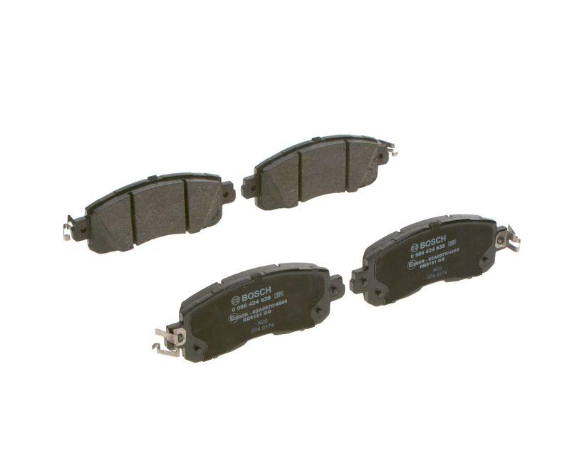 Kit de plaquettes de frein, frein à disque BOSCH 0 986 424 638