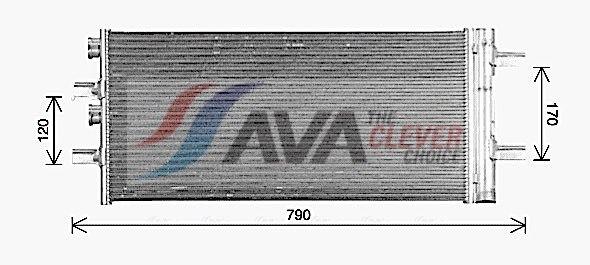 Condenseur, climatisation AVA QUALITY COOLING BW5617D