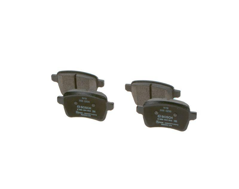 Kit de plaquettes de frein, frein à disque BOSCH 0 986 494 802