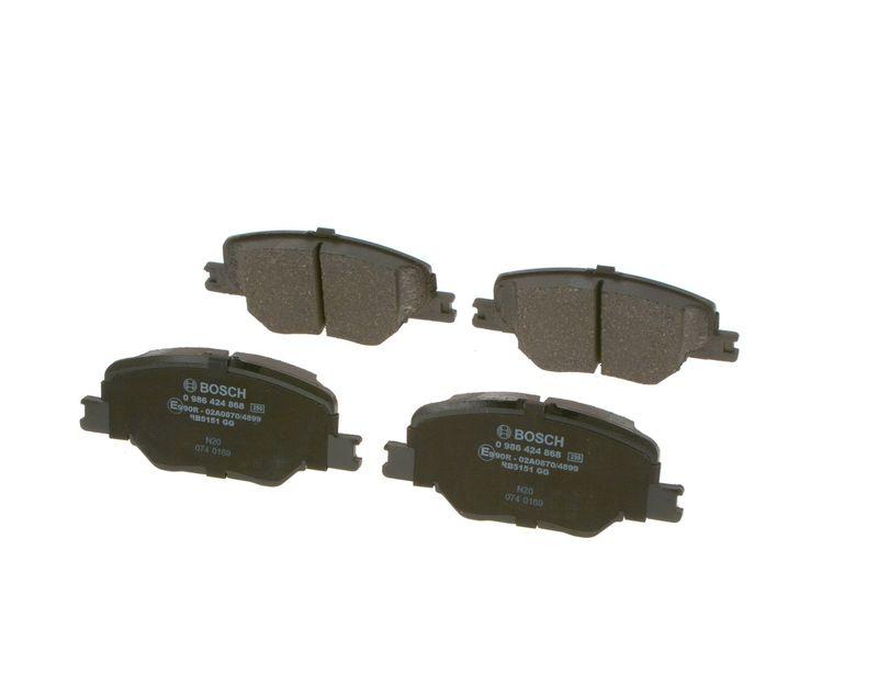 Kit de plaquettes de frein, frein à disque BOSCH 0 986 424 868
