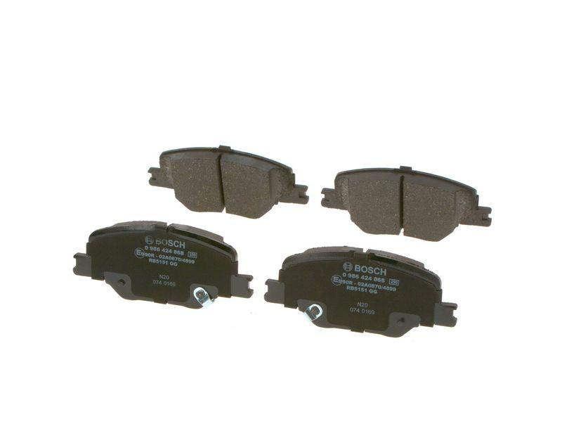 Kit de plaquettes de frein, frein à disque BOSCH 0 986 424 868