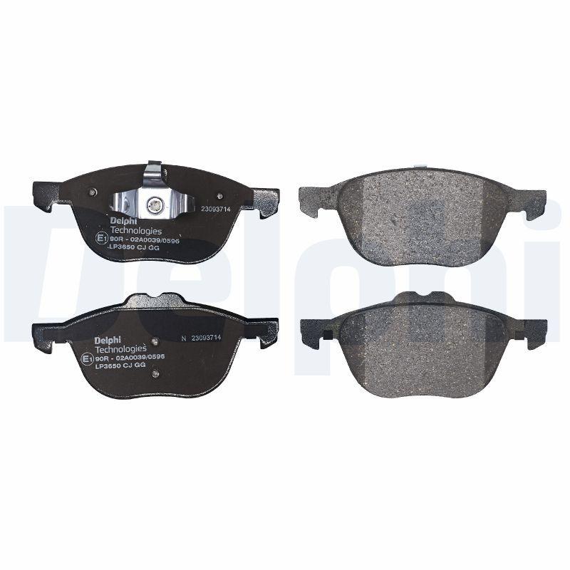 Kit de plaquettes de frein, frein à disque DELPHI LP3650