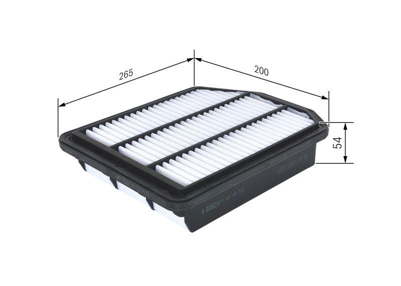 Filtre à air BOSCH F 026 400 522