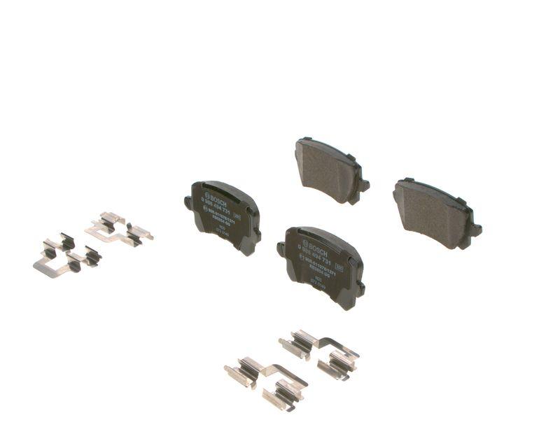 Kit de plaquettes de frein, frein à disque BOSCH 0 986 494 731