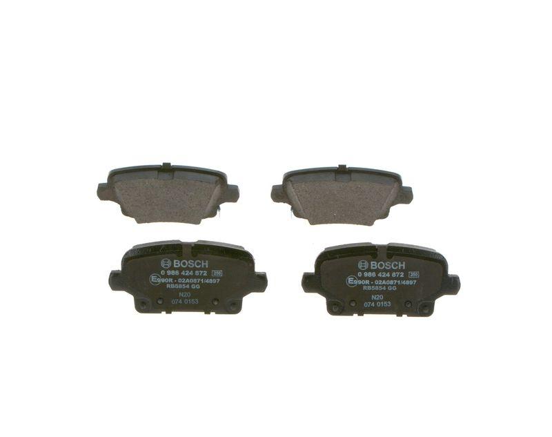 Kit de plaquettes de frein, frein à disque BOSCH 0 986 424 872