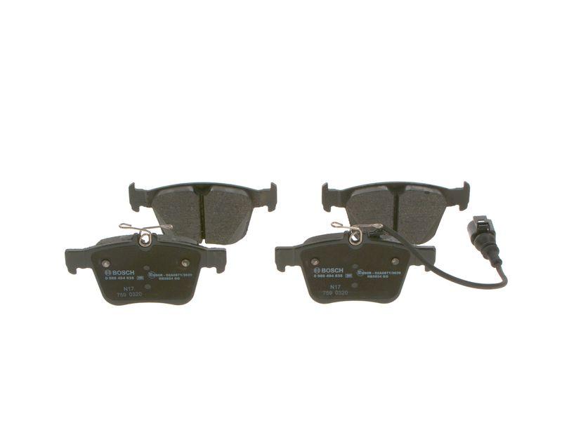 Kit de plaquettes de frein, frein à disque BOSCH 0 986 494 835