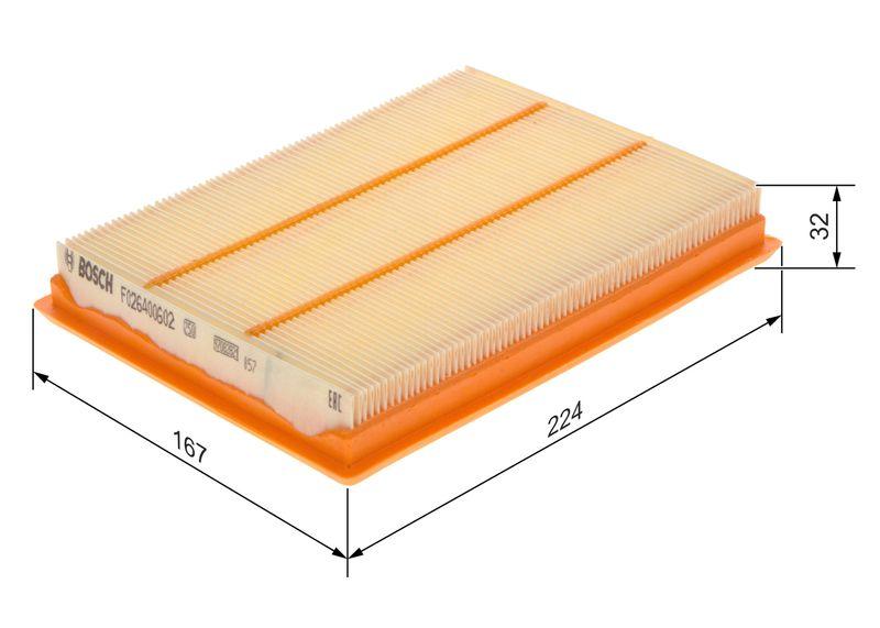 Filtre à air BOSCH F 026 400 602