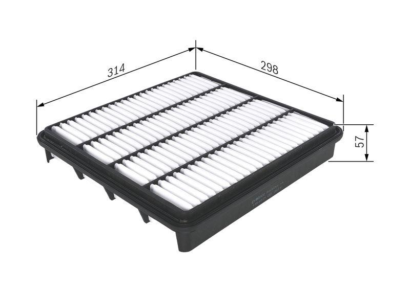 Filtre à air BOSCH F 026 400 226
