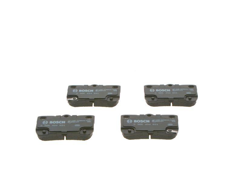 Kit de plaquettes de frein, frein à disque BOSCH 0 986 494 891