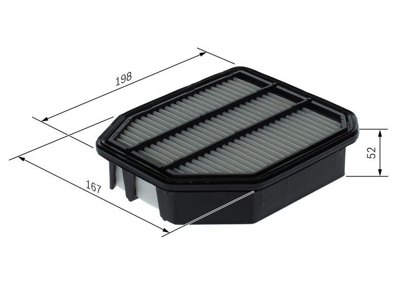 Filtre à air BOSCH F 026 400 711