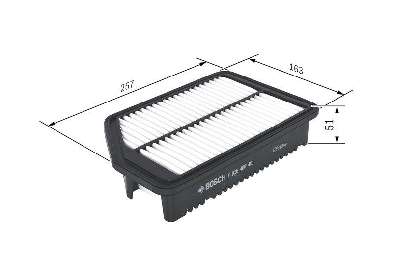 Filtre à air BOSCH F 026 400 481