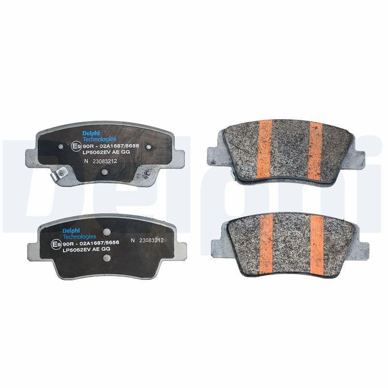Kit de plaquettes de frein, frein à disque DELPHI LP5062EV