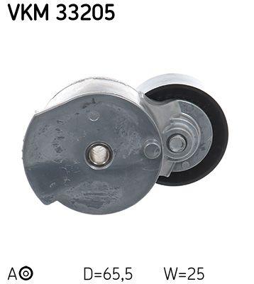 Tendeur de courroie, courroie trapézoïdale à nervures SKF VKM 33205
