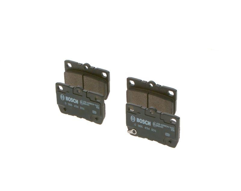 Kit de plaquettes de frein, frein à disque BOSCH 0 986 494 891