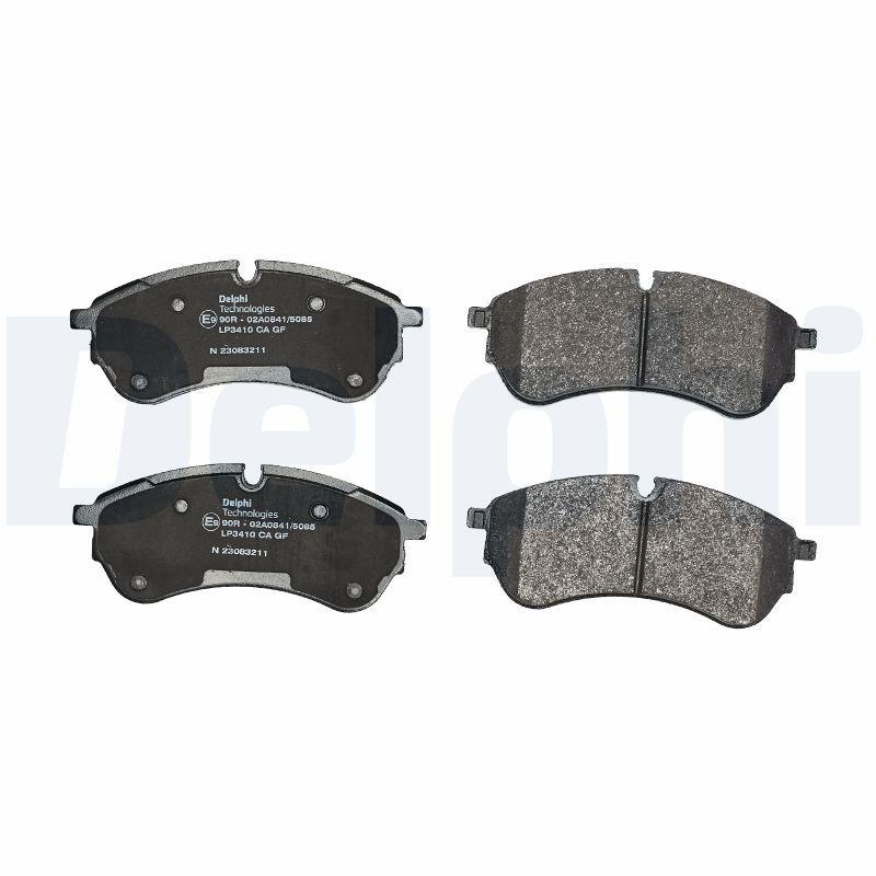 Kit de plaquettes de frein, frein à disque DELPHI LP3410