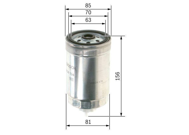 Filtre à carburant BOSCH 1 457 434 194