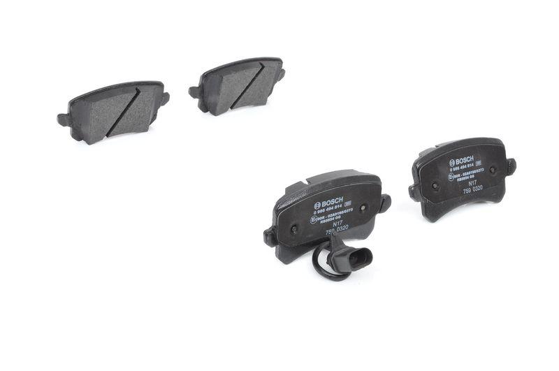 Kit de plaquettes de frein, frein à disque BOSCH 0 986 494 814