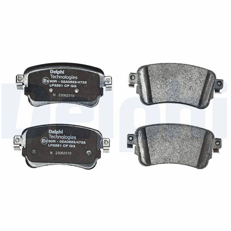 Kit de plaquettes de frein, frein à disque DELPHI LP3261
