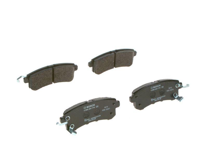 Kit de plaquettes de frein, frein à disque BOSCH 0 986 494 778