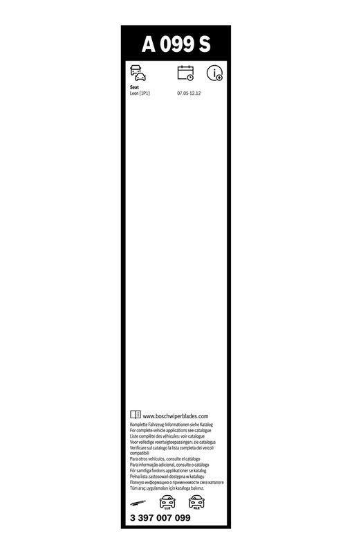 Balai d'essuie-glace BOSCH 3 397 007 099