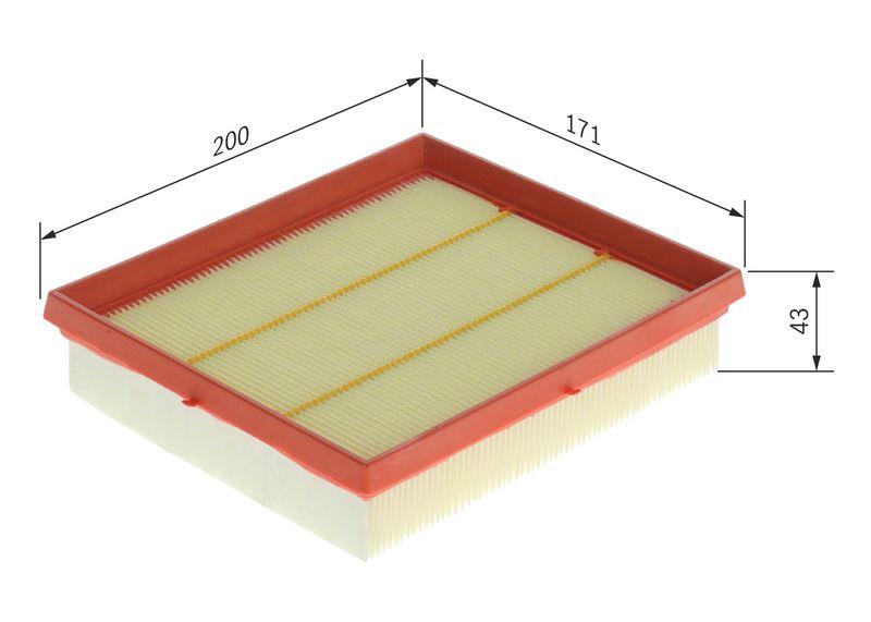 Filtre à air BOSCH F026400728