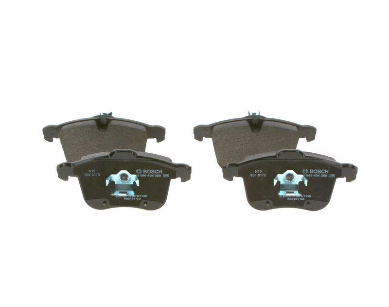 Kit de plaquettes de frein, frein à disque BOSCH 0 986 494 280