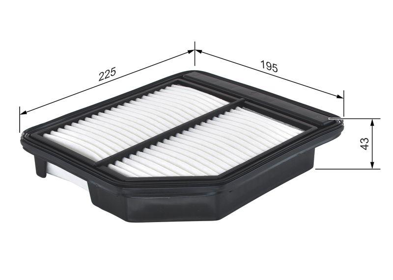 Filtre à air BOSCH F 026 400 472