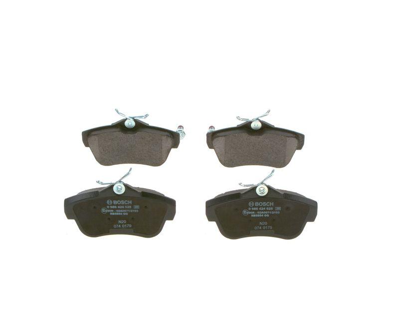 Kit de plaquettes de frein, frein à disque BOSCH 0986424625