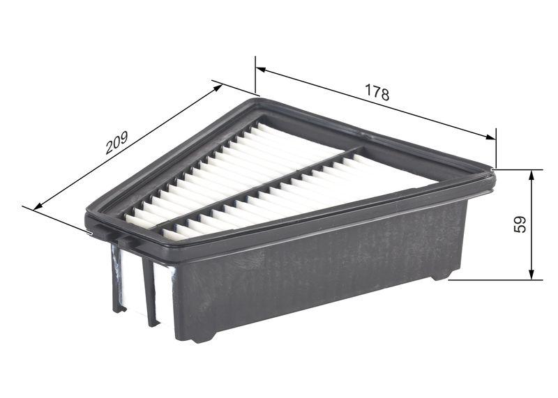 Filtre à air BOSCH F 026 400 417
