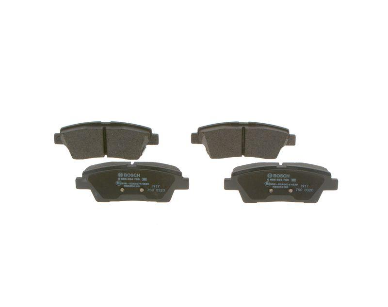 Kit de plaquettes de frein, frein à disque BOSCH 0 986 494 766