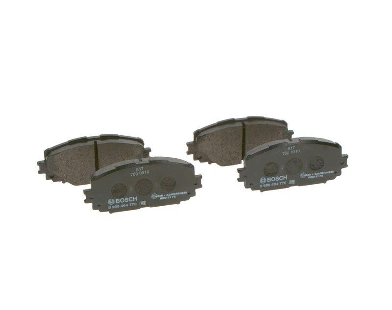Kit de plaquettes de frein, frein à disque BOSCH 0 986 494 770