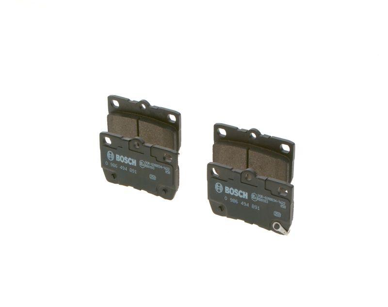 Kit de plaquettes de frein, frein à disque BOSCH 0 986 494 891