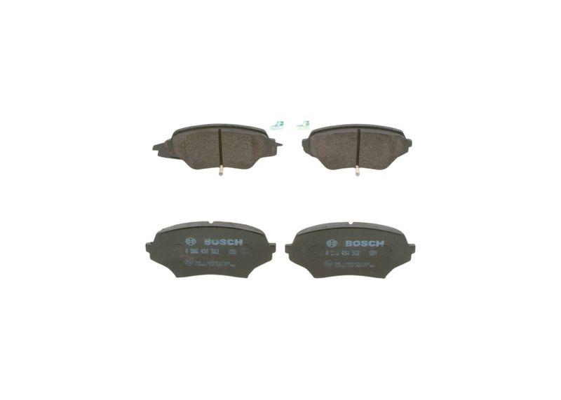 Kit de plaquettes de frein, frein à disque BOSCH 0 986 494 322
