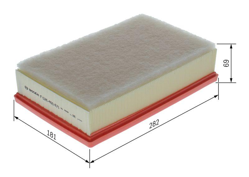 Filtre à air BOSCH F026400671