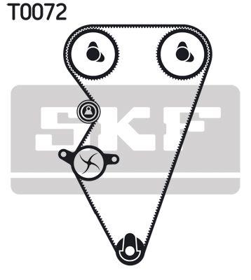 Pompe à eau + kit de courroie crantée SKF VKMC 07301