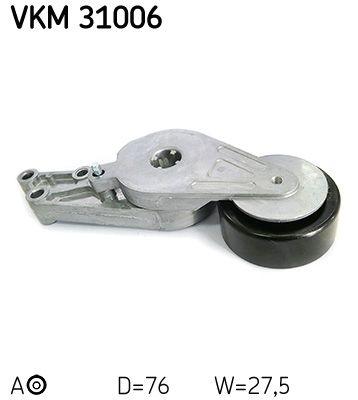 Tendeur de courroie, courroie trapézoïdale à nervures SKF VKM 31006