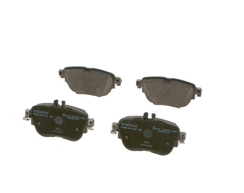 Kit de plaquettes de frein, frein à disque BOSCH 0 986 424 845
