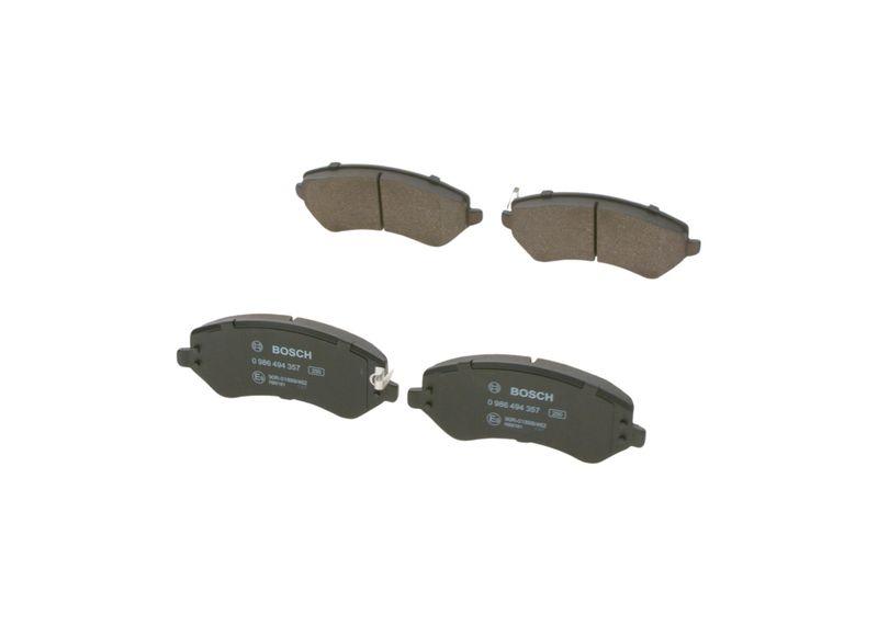 Kit de plaquettes de frein, frein à disque BOSCH 0 986 494 357