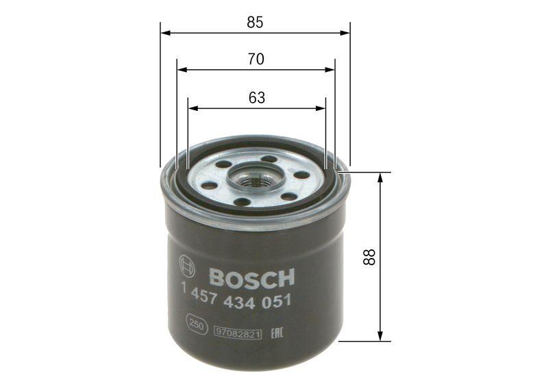 Filtre à carburant BOSCH 1 457 434 051