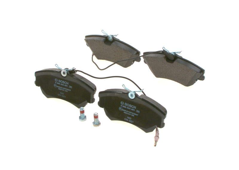 Kit de plaquettes de frein, frein à disque BOSCH 0 986 424 451