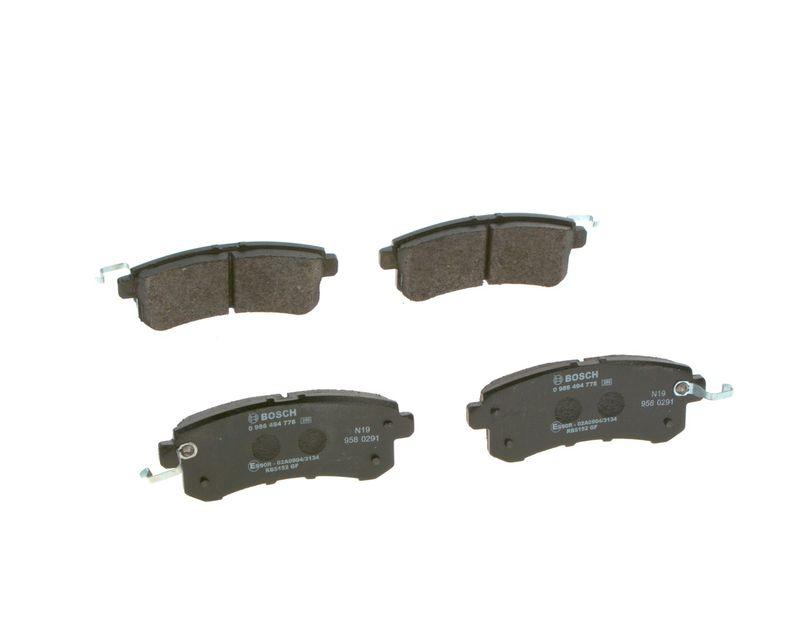 Kit de plaquettes de frein, frein à disque BOSCH 0 986 494 778