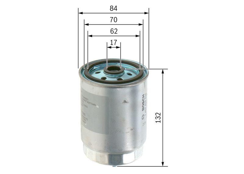 Filtre à carburant BOSCH 1 457 434 436