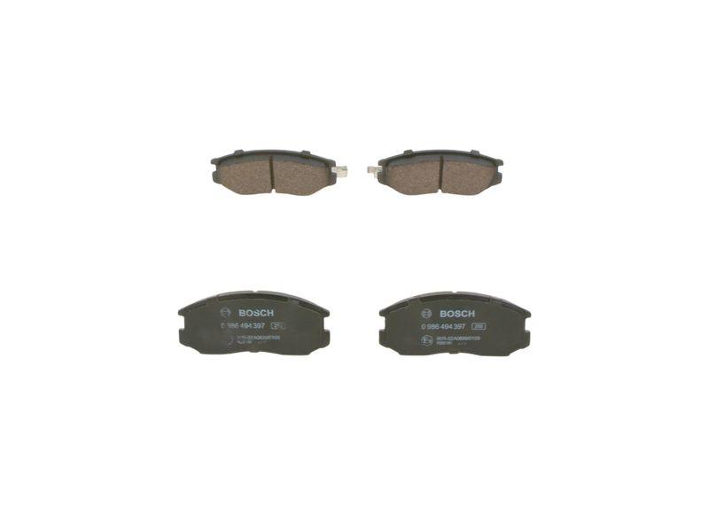 Kit de plaquettes de frein, frein à disque BOSCH 0 986 494 397