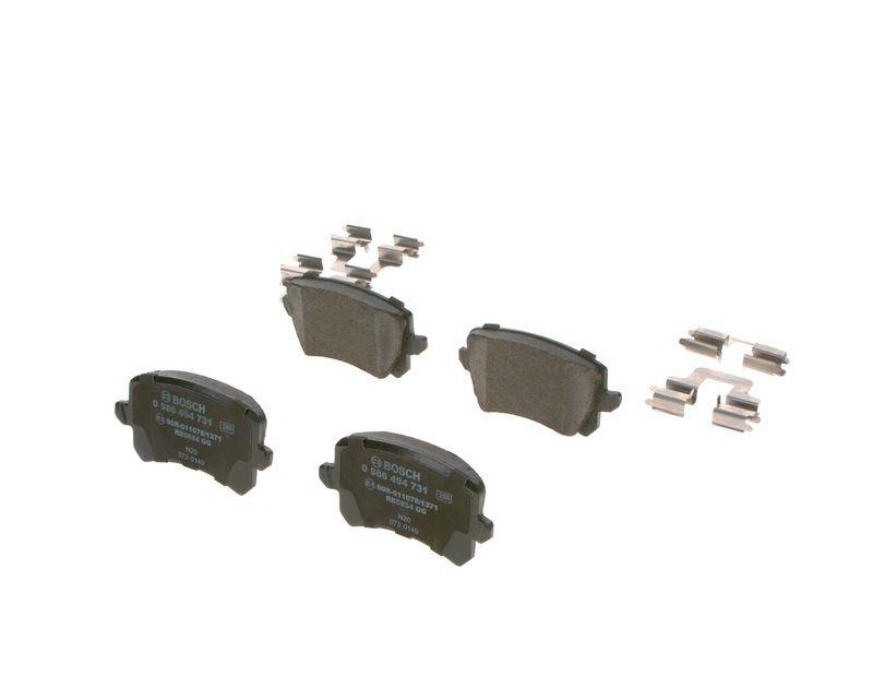 Kit de plaquettes de frein, frein à disque BOSCH 0 986 494 731