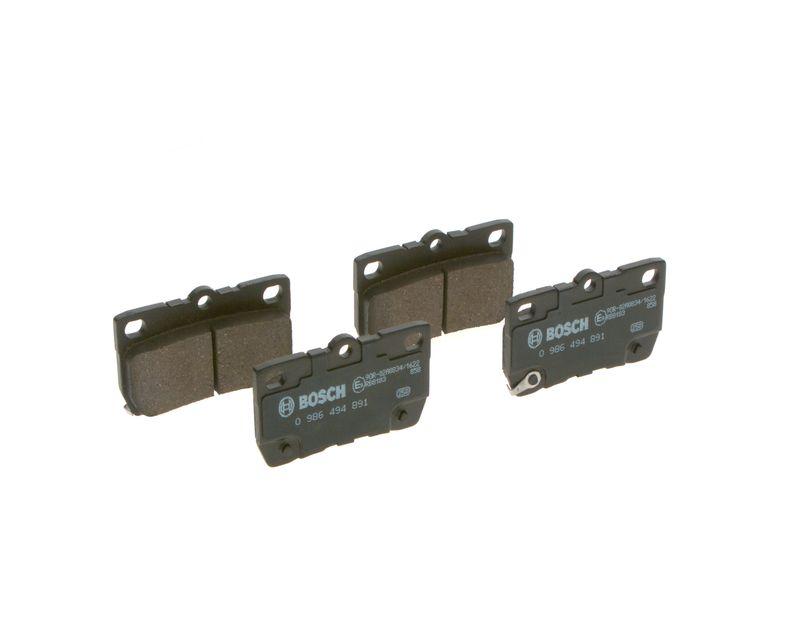 Kit de plaquettes de frein, frein à disque BOSCH 0 986 494 891