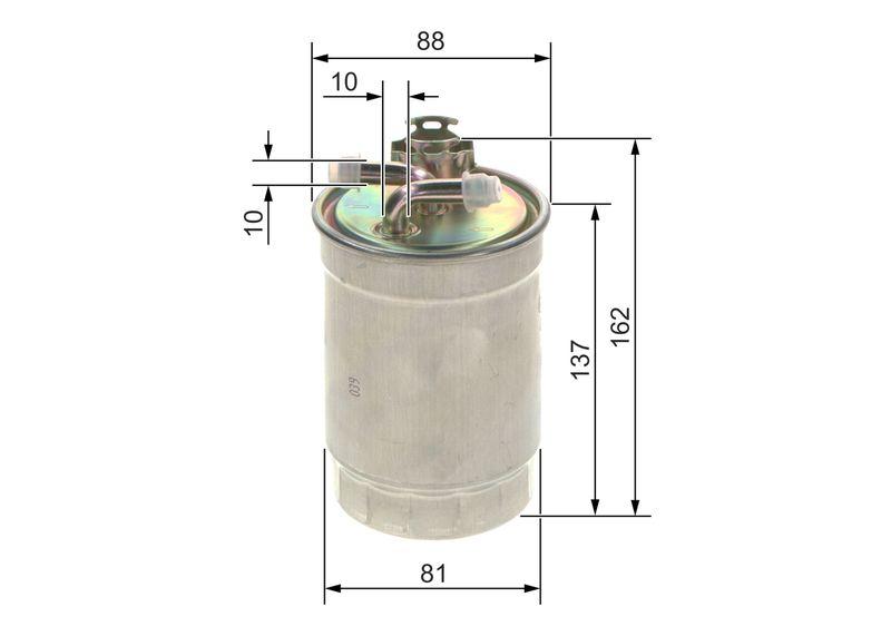 Filtre à carburant BOSCH 0450906429