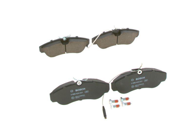 Kit de plaquettes de frein, frein à disque BOSCH 0 986 424 031