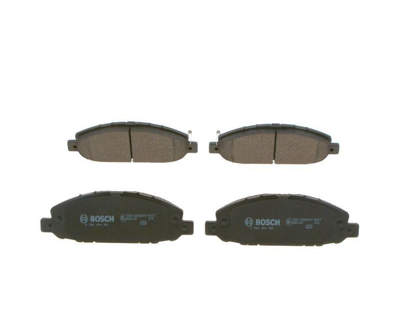 Kit de plaquettes de frein, frein à disque BOSCH 0 986 494 901