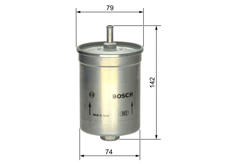 Filtre à carburant BOSCH 0 450 905 007