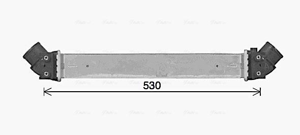 Intercooler, échangeur AVA QUALITY COOLING FD4677